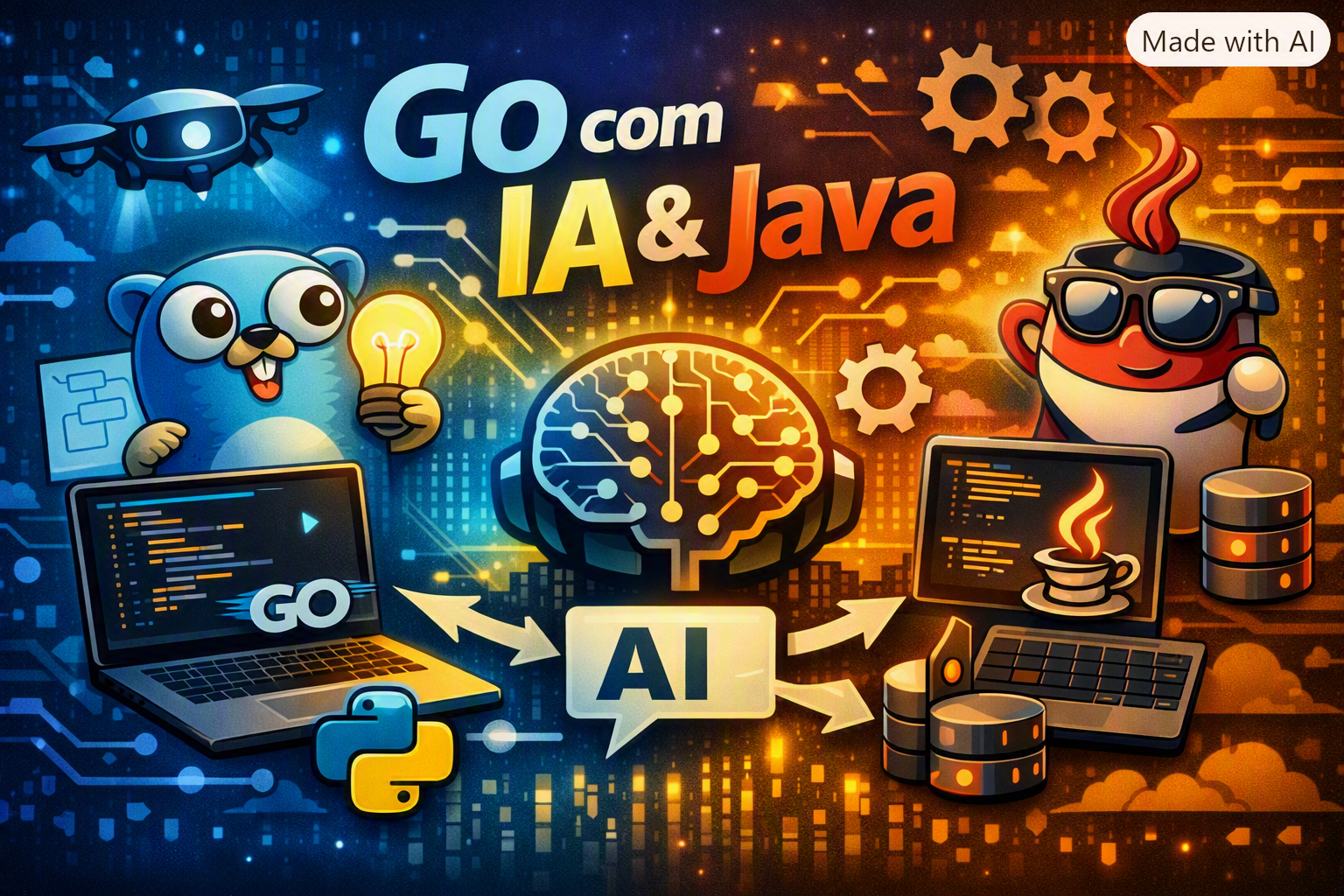 Miniatura da playlist GoLang para devs Java